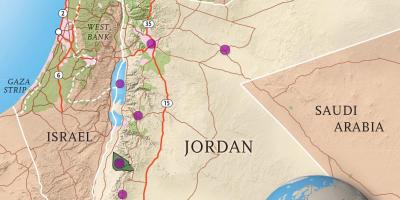 Reino de Xordania mapa